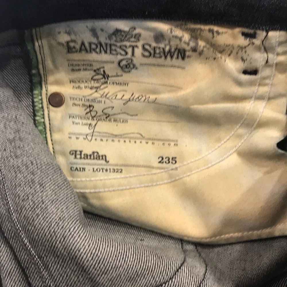 The Ernest Sewn Co. Straight Leg Jeans - Picture 5 of 7